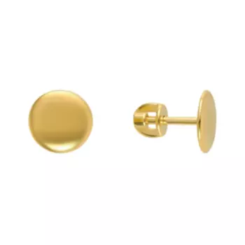 Серебряные серьги-пусеты