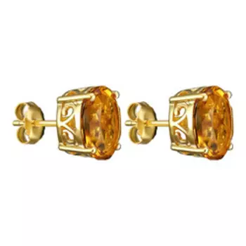 Серебряные серьги-пусеты 925 пробы