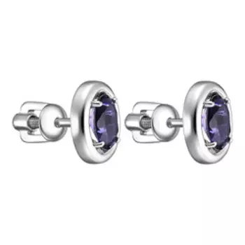 Серебряные серьги-пусеты 925 пробы