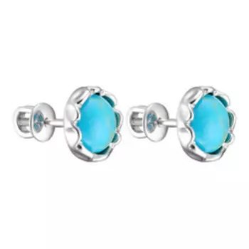 Серебряные серьги-пусеты 925 пробы