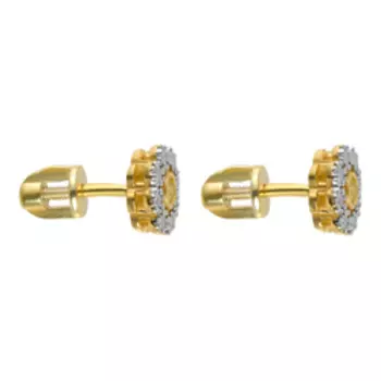 Серебряные серьги-пусеты 925 пробы