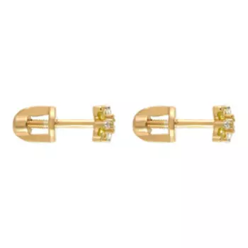 Серебряные серьги-пусеты 925 пробы