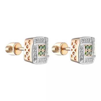 Серебряные серьги-пусеты 925 пробы