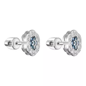 Серебряные серьги-пусеты 925 пробы