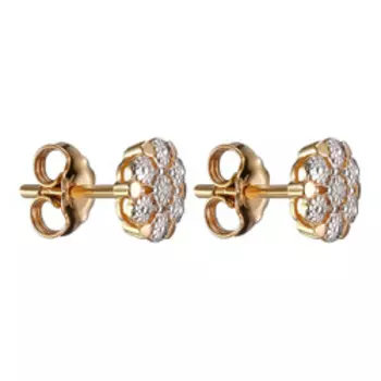 Серебряные серьги-пусеты 925 пробы