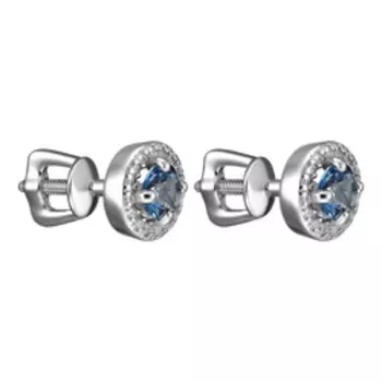 Серебряные серьги - пусеты 925 пробы