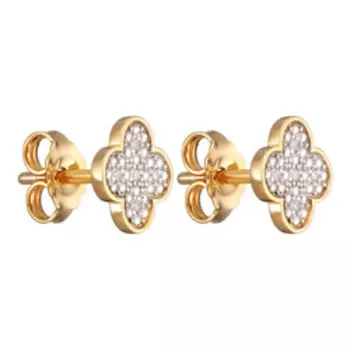 Серебряные серьги-пусеты 925 пробы