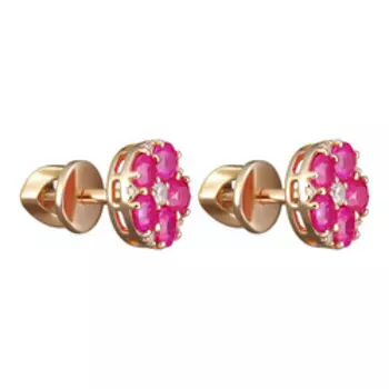 Серебряные серьги-пусеты 925 пробы