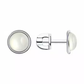 Серебряные серьги-пусеты 925 пробы