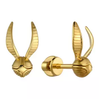 Серебряные серьги-пусеты "Гарри Поттер"