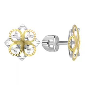 Серебряные серьги-пусеты 925 пробы