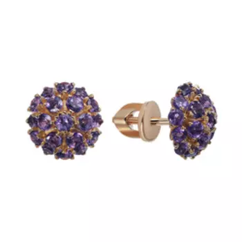 Серебряные серьги-пусеты 925 пробы