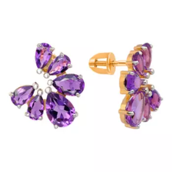 Серебряные серьги-пусеты 925 пробы