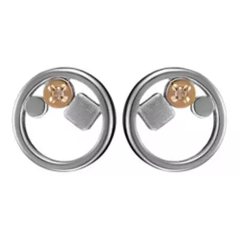 Серебряные серьги-пусеты 925 пробы