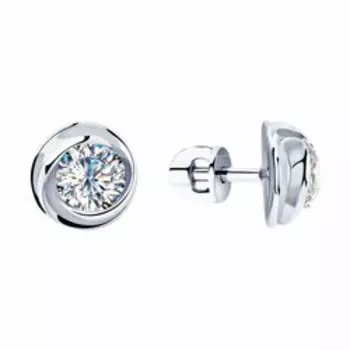 Серебряные серьги-пусеты 925 пробы