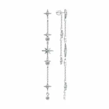 Серьги SKLV из серебра с фианитами