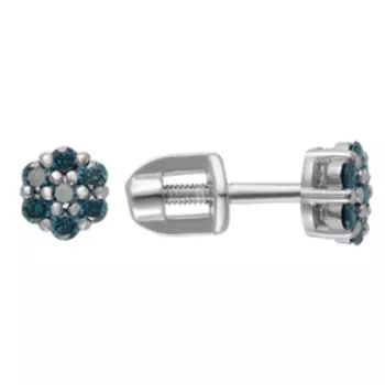 Серебряные серьги-пусеты 925 пробы