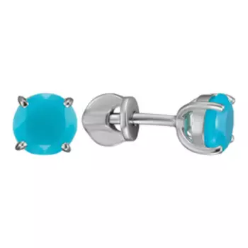 Серебряные серьги-пусеты 925 пробы