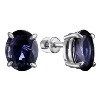 Серебряные серьги-пусеты 925 пробы