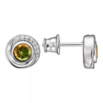 Серебряные серьги-пусеты 925 пробы