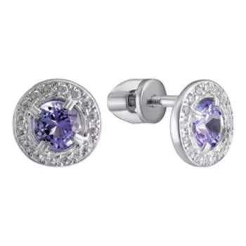 Серебряные серьги-пусеты 925 пробы