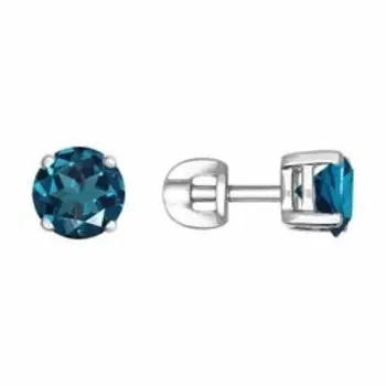 Серебряные серьги-пусеты 925 пробы