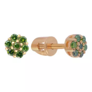 Серебряные серьги-пусеты 925 пробы