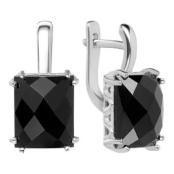 Серебряные серьги с агатами