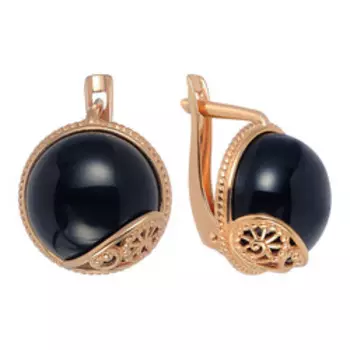 Серебряные серьги с агатами