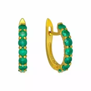 Серебряные серьги с агатами