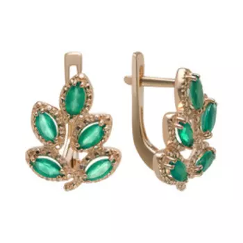 Серебряные серьги с агатами