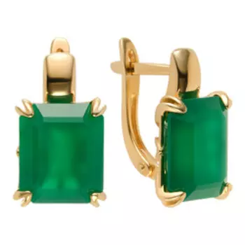 Серебряные серьги с агатами