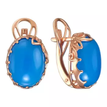 Серебряные серьги с агатами