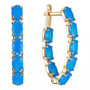 Серебряные серьги с агатами