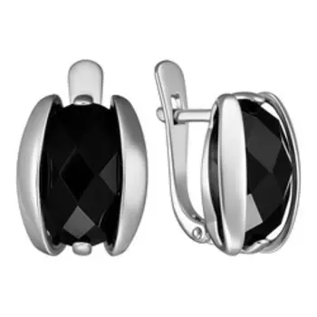 Серебряные серьги с агатами