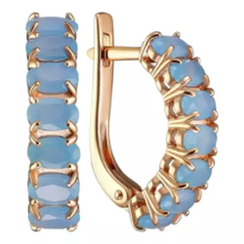 Серебряные серьги с агатами