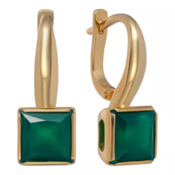 Серебряные серьги с агатами