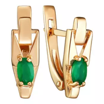 Серебряные серьги с агатами