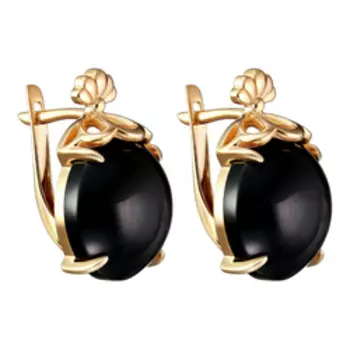 Серебряные серьги с агатами