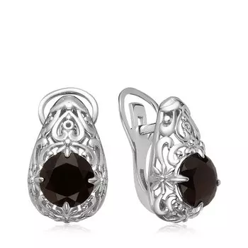 Серебряные серьги с агатами