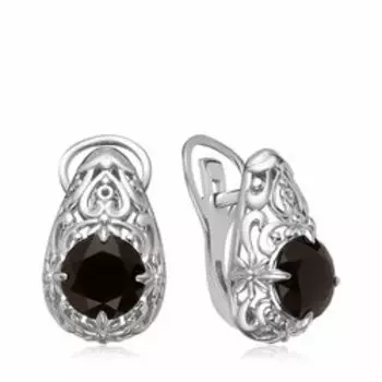 Серебряные серьги с агатами