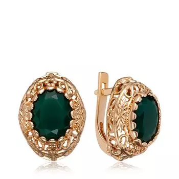 Серебряные серьги с агатами