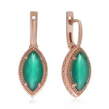 Серебряные серьги с агатами