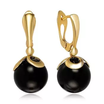 Серебряные серьги с агатами