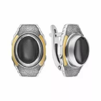 Серебряные серьги с агатами