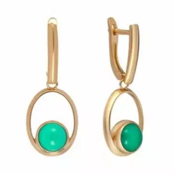 Серебряные серьги с агатами