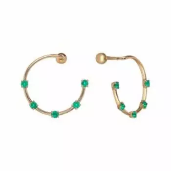 Серебряные серьги с агатами