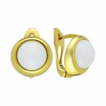 Серебряные серьги с агатом