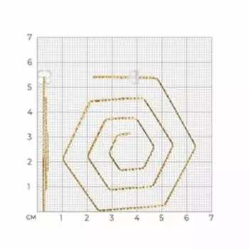 Серебряные серьги с алмазной гранью
