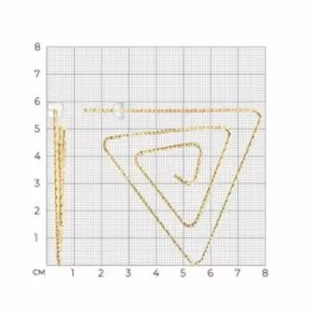 Серебряные серьги с алмазной гранью